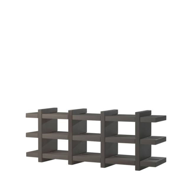 Стеллаж книжный пластиковый Booky 4 Standard 1840х400х700 мм