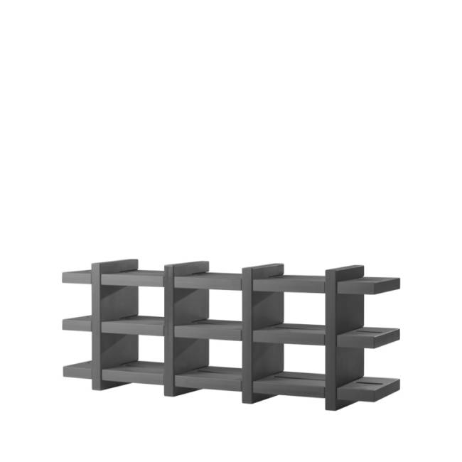 Стеллаж книжный пластиковый Booky 4 Standard 1840х400х700 мм