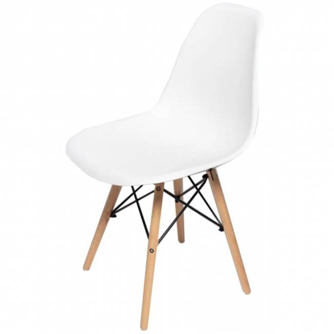 Стул пластиковый Крис ,  белый