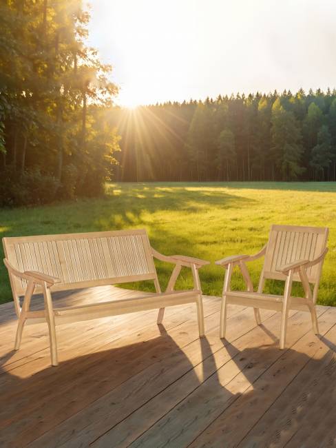 Диван-скамья Массив решетка, каркас бук