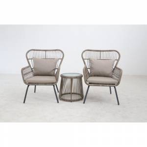 Набор мебели из искусственного ротанга Конер, темно-бежевый