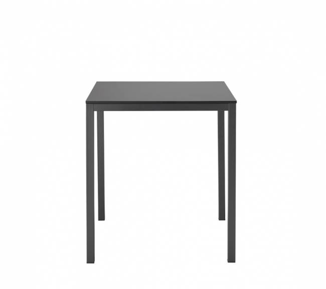 Стол ламинированный обеденный Mirto антрацит 700х700х750 мм