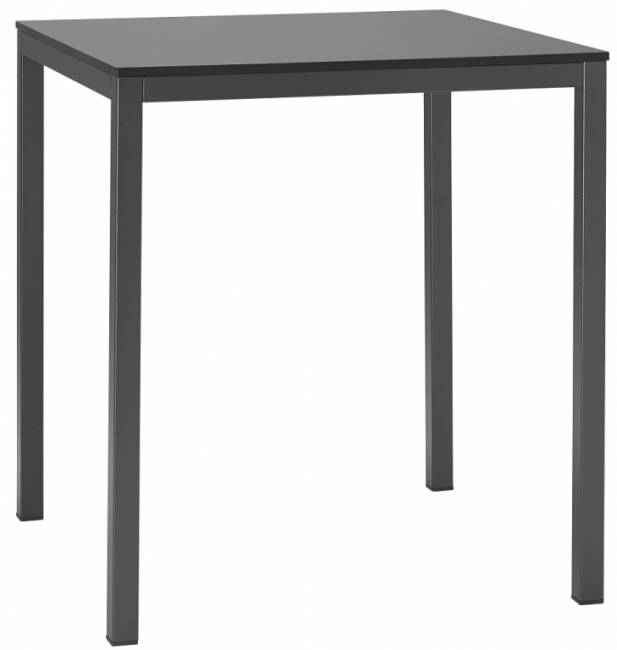 Стол ламинированный обеденный Mirto антрацит 700х700х750 мм