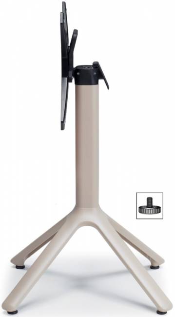 Подстолье металлическое складное Nemo тортора 510х510х730 мм