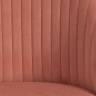 Кресло MELODY розовый флок/экошерсть