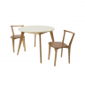 Стол Сканди К 100 натур/слоновая кость со стульями Франк натур Стол Сканди К 100 натур/слоновая кость со стульями Франк натур