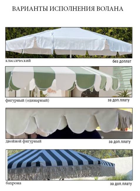 Зонт профессиональный 3х3 м Banana 3000х3000 мм Зонт профессиональный 3х3 м Banana 3000х3000 мм