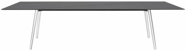 Стол ламинированный Squid алюминиевый, сланец 2990х1200х730 мм