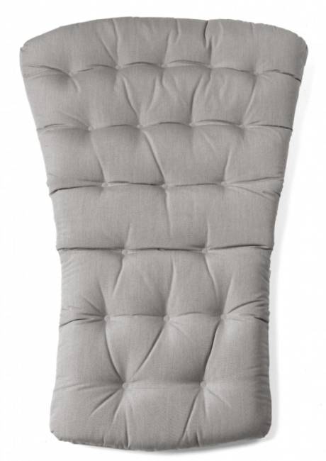 Кресло-качалка пластиковое с подушкой Folio белый, серый 720х810-925х1190-1125 мм