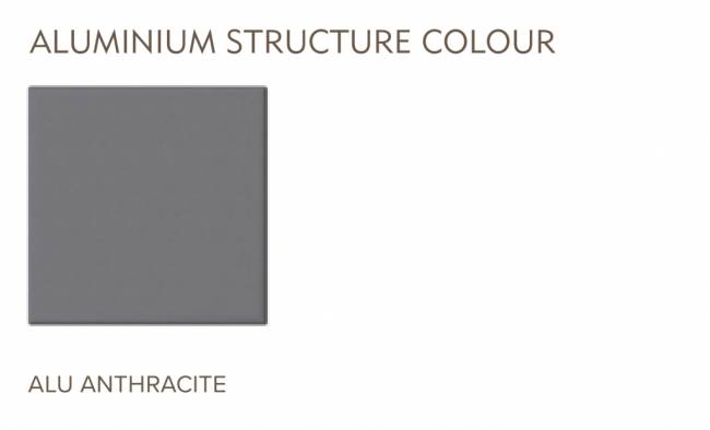 Столик металлический кофейный Bahamas натуральный, антрацит Ø900х350 мм