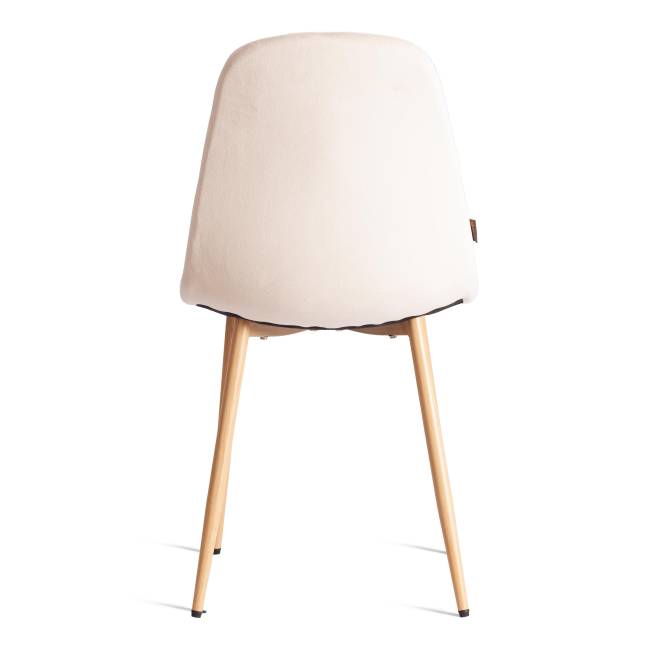 Стул BREEZE (mod. JSC-58) Велюр/металл , 44 х 53 х 86 см, Creamy (кремовый) HLR 5 / натуральный (Комплект из 4 шт.) кремовый Велюр/металл