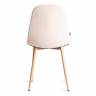 Стул BREEZE (mod. JSC-58) Велюр/металл , 44 х 53 х 86 см, Creamy (кремовый) HLR 5 / натуральный (Комплект из 4 шт.) кремовый Велюр/металл