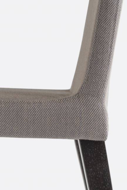 Стул деревянный мягкий Dress венге, серый 500х520х820 мм Стул деревянный мягкий Dress венге, серый 500х520х820 мм