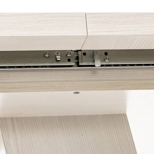 Стол раздвижной 80.529 Leset Луссо Бодега белый, компаньон Серый