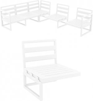 Модуль дополнительный для дивана Mykonos белый 680х720х750 мм