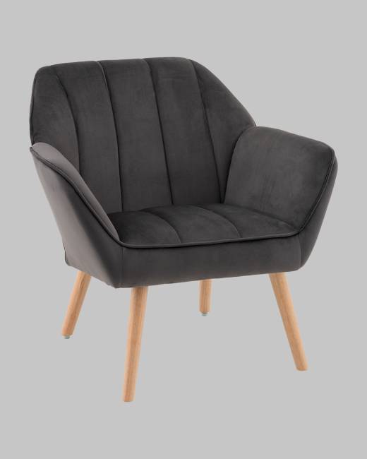 Кресло Руди серый