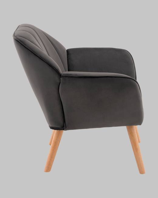 Кресло Руди серый