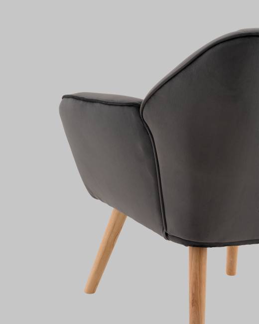 Кресло Руди серый