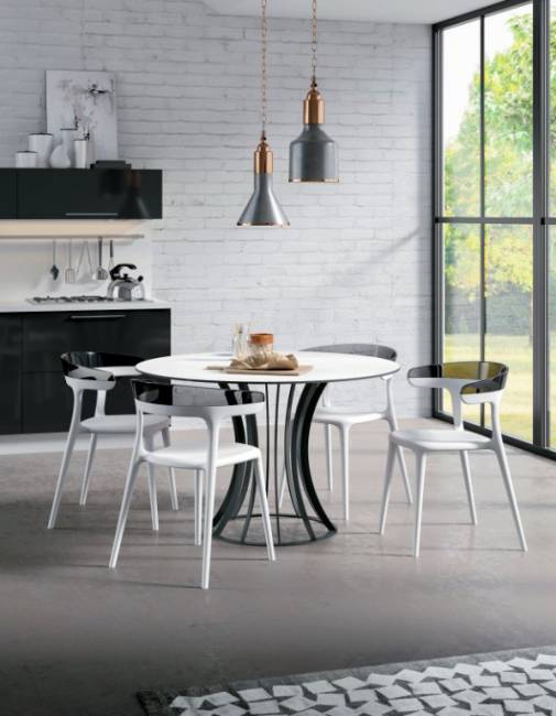 Стол ламинированный обеденный Onix Round Ø1200х750 мм