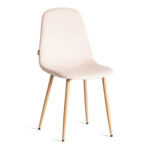 Стул BREEZE (mod. JSC-58) / 1 шт. в упаковке Велюр/металл , 44 х 53 х 86 см, Creamy (кремовый) HLR 5 / натуральный кремовый Велюр/металл
