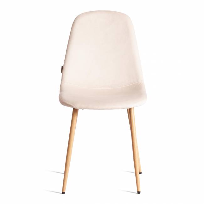 Стул BREEZE (mod. JSC-58) / 1 шт. в упаковке Велюр/металл , 44 х 53 х 86 см, Creamy (кремовый) HLR 5 / натуральный кремовый Велюр/металл