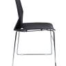Стул / Элэвэн блэк / Eleven black / черный пластик / хром база