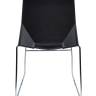 Стул / Элэвэн блэк / Eleven black / черный пластик / хром база