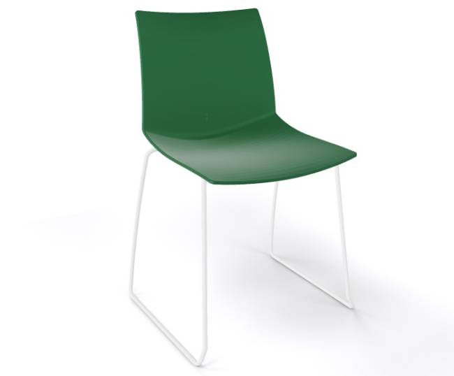 Стул пластиковый Kanvas S зеленый милитари 500х500х790 мм Стул пластиковый Kanvas S зеленый милитари 500х500х790 мм