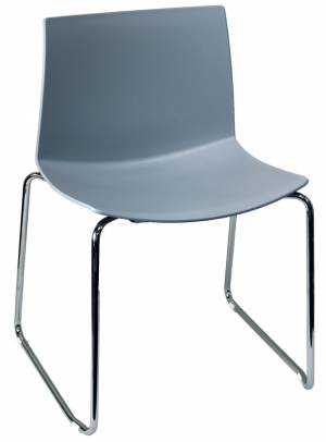 Стул пластиковый Kanvas 2 ST жемчужно-серый 520х510х790 мм