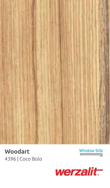 Столешница прямоугольная Werzalit Woodart кокоболо 600х800х8 мм