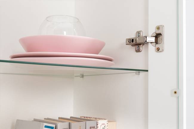 Гостиная Валенсия № 63 цвет белый шагрень