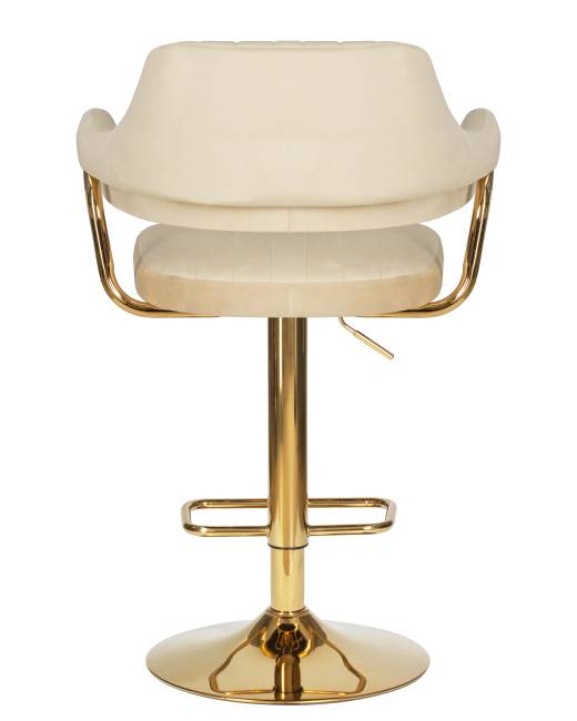Стул барный DOBRIN CHARLY GOLD, бежевый велюр (MJ9-10)