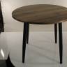 Стол на металлокаркасе круглый М301.0А52 Дуб бомонт лофт  