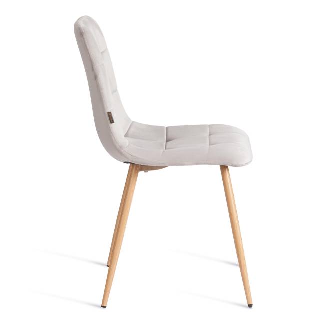 Стул Чилли/Chilly (мод.JSC-220)/2 шт. в упаковке велюр/металл, 44,5х52,5х88см, светло-серый HLR14/натуральный (Комплект из 2 шт.) светло-серый Велюр/металл Стул Чилли/Chilly (мод.JSC-220)/2 шт. в упаковке велюр/металл, 44,5х52,5х88см, светло-серый HLR14/натуральный (Комплект из 2 шт.) светло-серый Велюр/металл