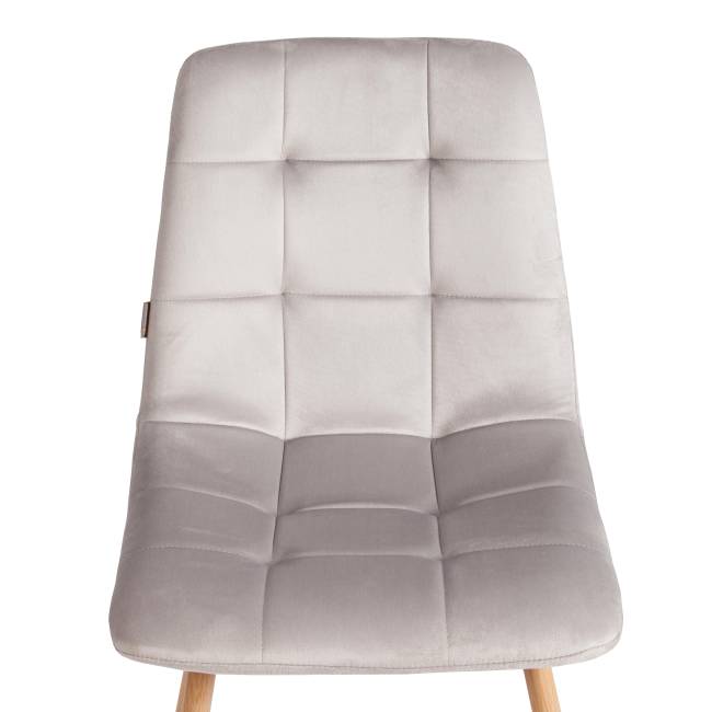 Стул Чилли/Chilly (мод.JSC-220)/2 шт. в упаковке велюр/металл, 44,5х52,5х88см, светло-серый HLR14/натуральный (Комплект из 2 шт.) светло-серый Велюр/металл Стул Чилли/Chilly (мод.JSC-220)/2 шт. в упаковке велюр/металл, 44,5х52,5х88см, светло-серый HLR14/натуральный (Комплект из 2 шт.) светло-серый Велюр/металл