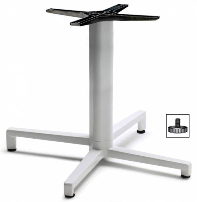 Подстолье металлическое Domino серебристый 490х540х500 мм