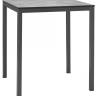 Стол ламинированный обеденный Mirto антрацит, цементный 700х700х750 мм