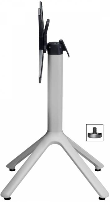 Подстолье металлическое складное Nemo серебристый 510х510х730 мм