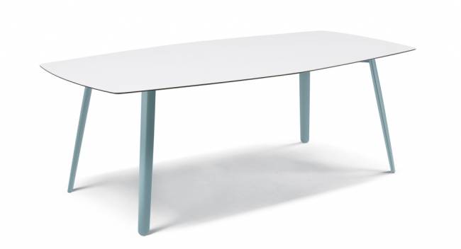 Стол ламинированный Squid голубой, белый 2090х1080х730 мм