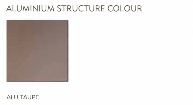 Столик металлический кофейный Bahamas натуральный, тортора Ø900х350 мм