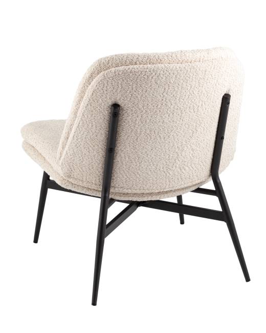 Кресло лаунж Tail кремовый