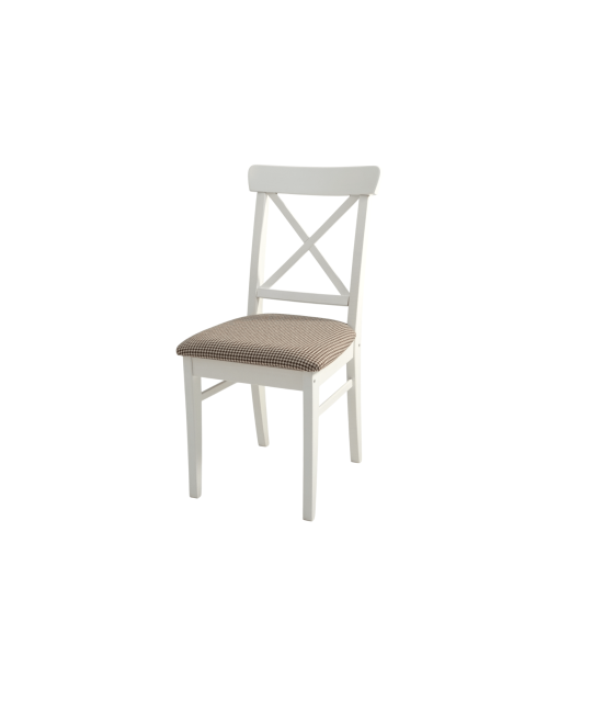 Стул Ингольф ПМ белый/гусиная лапка