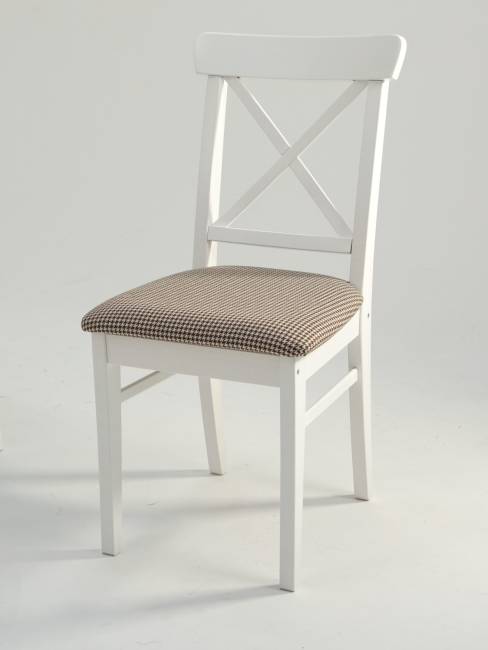 Стул Ингольф ПМ белый/гусиная лапка