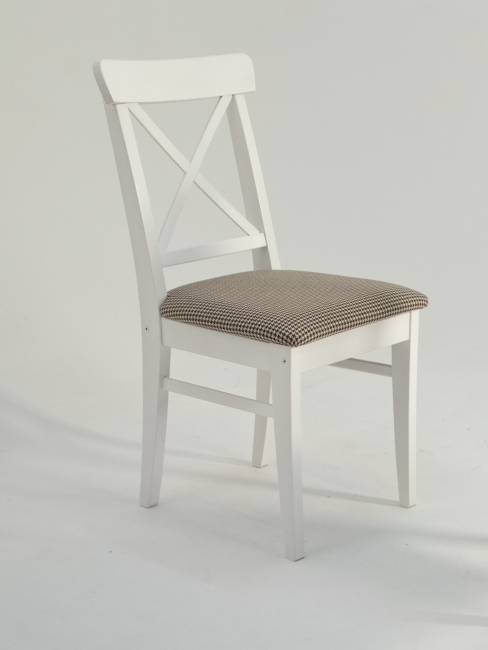 Стул Ингольф ПМ белый/гусиная лапка