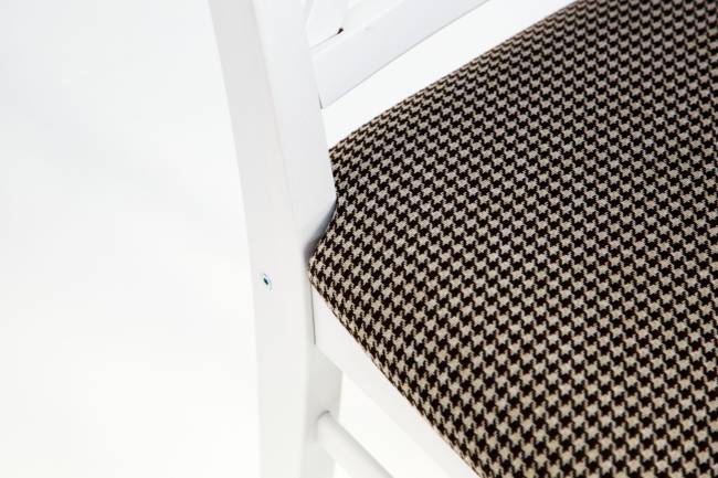 Стул Ингольф ПМ белый/гусиная лапка