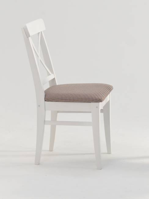 Стул Ингольф ПМ белый/гусиная лапка