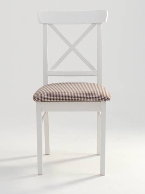 Стул Ингольф ПМ белый/гусиная лапка