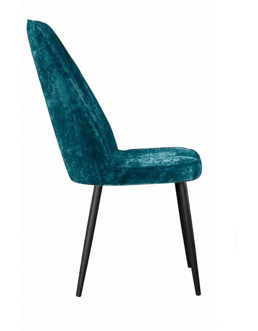 Стул DikLine 327 поворотный M19 бирюза, ножки черные