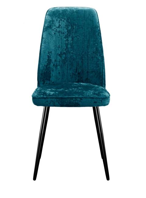 Стул DikLine 327 поворотный M19 бирюза, ножки черные