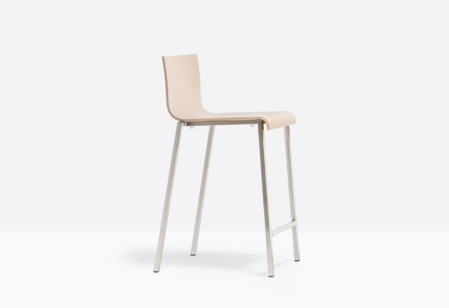 Стул деревянный полубарный Kuadra 465х505х890 мм Стул деревянный полубарный Kuadra 465х505х890 мм